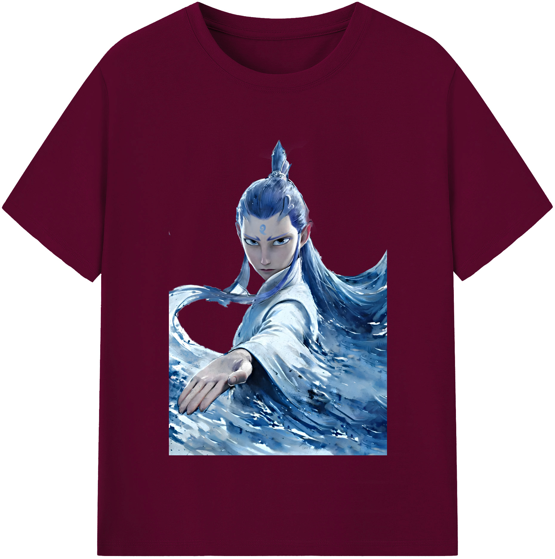 （画像用） Ne Zha 2 ナタ 魔童の大暴れ レディースカジュアルプリントTシャツ（綿100％）